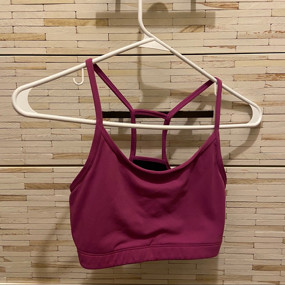 Fabletics purple sports bra activewear
